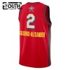 Camiseta Niños NBA All-Star 2025 Shai Gilgeous-Alexander Jordan Rojo Swingman